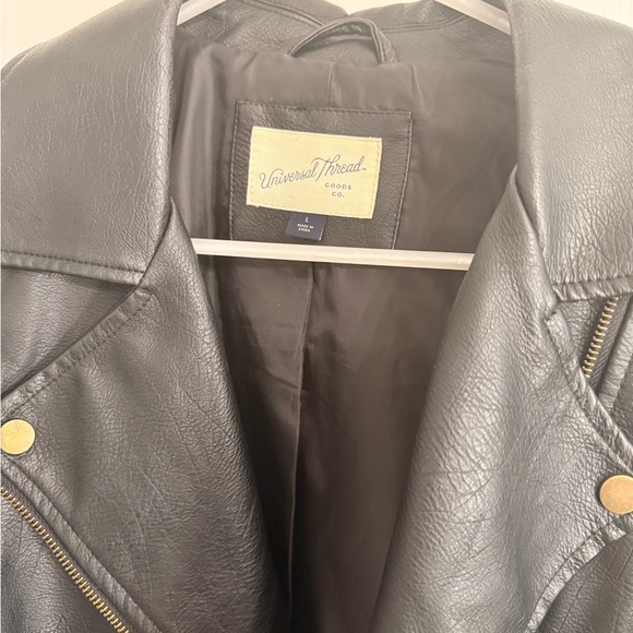 Universal Thread Black Leather Jacket - Picture 3 of 3